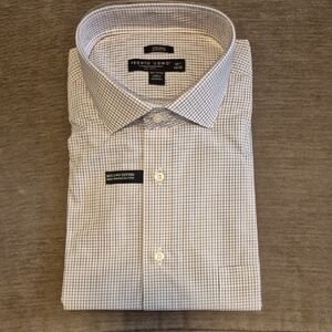 Pronto Uomo Checkered Dress Shirt - Red, White and Blue